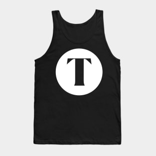 T (Letter Initial Monogram) Tank Top